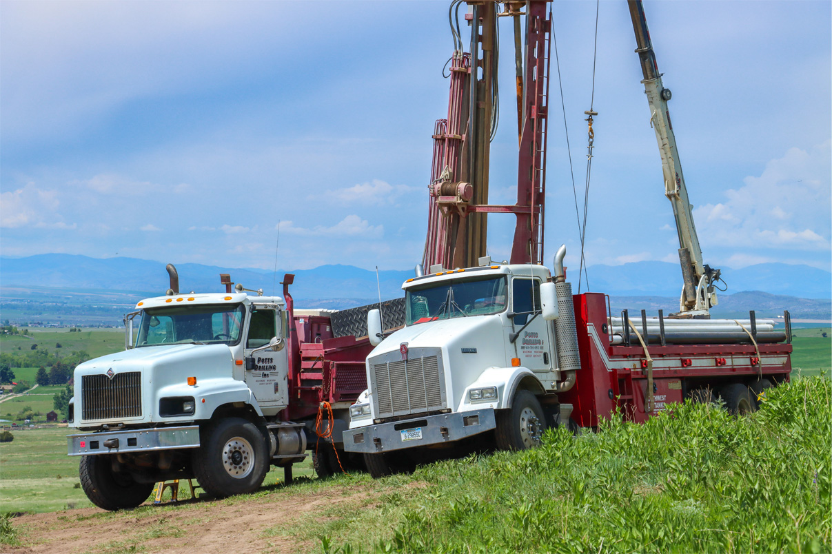 Potts Drilling, Inc. Well Drilling Pump Service Commercial